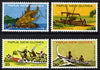 Papua New Guinea 1975 National Heritage-Canoes set of 4 unmounted mint, SG 277-80