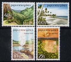 Papua New Guinea 1985 Tourist Scenes set of 4 unmounted mint, SG 491-94