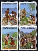 Papua New Guinea 1971 Primary Industries set of 4 unmounted mint, SG 204-07