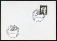 Postmark - West Berlin 1974 postcard with special cancellation for International Green Week 25 Jan to 3 Feb