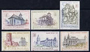 Rumania 1968 Historic Monuments set of 6 unmounted mint, SG 3591-96
