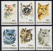Rumania 1993 Domestic Cats set of 6 unmounted mint, SG 5520-25