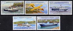 Guernsey 1981 Inter-island Transport set of 5 unmounted mint, SG 240-44