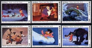 Maldive Islands 1993 scenes from Walt Disney's 'Peter & the Wolf' - short set 6 vals to 1R unmounted mint, SG 1944-49