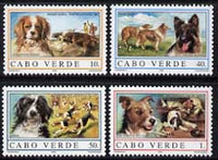 Cape Verde Islands 1995 Dogs set of 4 unmounted mint, SG 760-63