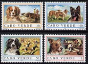 Cape Verde Islands 1995 Dogs set of 4 unmounted mint, SG 760-63