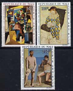 Mali 1967 Picasso commemoration set of 3 unmounted mint, SG 146-48