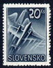 Slovakia 1939 Air Eagle & Aero A-204 20k green unmounted mint, SG 64
