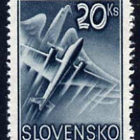 Slovakia 1939 Air Eagle & Aero A-204 20k green unmounted mint, SG 64