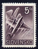 Slovakia 1939 Air Eagle & Aero A-204 5k purple unmounted mint, SG 62