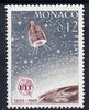 Monaco 1965 Relay satellite 12c unmounted mint, from ITU Centenary set, SG 821