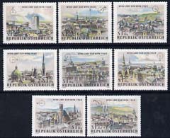 Austria 1964 WIPA Stamp Exhibition set of 8 unmounted mint, SG 1428-35