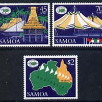 Samoa 1988 Expo 88 World Fair, Brisbane set of 3 unmounted mint, SG 779-81