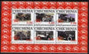 Chechenia 1998 Early Cars perf sheetlet containing 6 values fine cto used