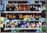 Benin 2003 The Beatles #1 perf sheetlet containing set of 6 values unmounted mint