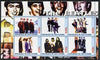 Ivory Coast 2003 The Beatles #2 perf sheetlet containing set of 6 values unmounted mint