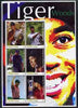 Benin 2003 Tiger Woods large perf sheetlet containing set of 6 values unmounted mint