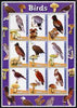 Benin 2003 Birds & Fungi large perf sheetlet containing set of 9 values unmounted mint