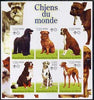 Benin 2002 World of Dogs imperf sheetlet containing set of 6 values each with Scout Logo unmounted mint
