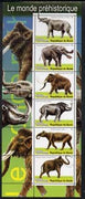 Benin 2003 Dinosaurs #09 perf sheetlet containing 6 values unmounted mint