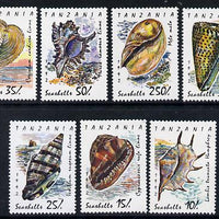 Tanzania 1993 Shells perf set of 7 unmounted mint SG 1301-07*