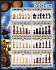 Congo 2003 History of Chess (Chess Pieces) #2 perf sheetlet containing set of 8 values unmounted mint