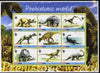 Somalia 2005 Dinosaurs perf sheetlet containing 9 values unmounted mint