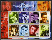 Somalia 2005 Elvis Presley large perf sheetlet containing 8 values unmounted mint