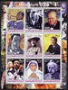 Somaliland 2001 Millennium series - Personalities perf sheetlet containing 9 values unmounted mint (Satchmo, H Hesse, Churchill, Baden Powell, Camus, W Disney, Martin Luther King, Mother Teresa & Albert Einstein)