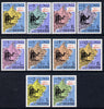 Oman 1967 Camel & Map set of 10 each with 'Apollo 8' opts unmounted mint*