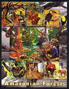 Kyrgyzstan 2004 Fauna of the World - Amazonian Forests perf sheetlet containing 6 values unmounted mint