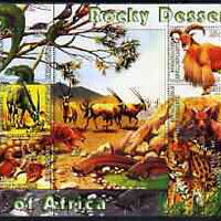 Kyrgyzstan 2004 Fauna of the World - Rocky Desserts of Africa perf sheetlet containing 6 values unmounted mint
