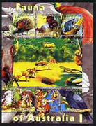 Kyrgyzstan 2004 Fauna of the World - Australia #1 perf sheetlet containing 6 values unmounted mint