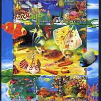 Kyrgyzstan 2004 Fauna of the World - Oceania #2 perf sheetlet containing 6 values unmounted mint