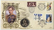 Great Britain 1996-7 Benham illustrated commem coin cover for the 60th Anniversary of Coronation of KG6, various Great Britain commems with 3 special handstamps. Gibraltar uncirculated commemorative Crown dated 1993 and C of A for……Details Below