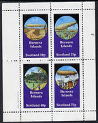 Bernera 1982 Airships perf set of 4 values (10p to 75p) unmounted mint