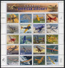 United States 1997 American Aircraft sheetlet containing 20 values unmounted mint, SG 3304a