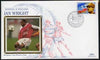 France 1995 Benham silk cover commemorating Ian Wright (Arsenal & England) with special cancellation