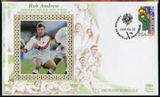South Africa 1995 Benham silk cover commemorating Rob Andrew World Record for most points scored in an International Match