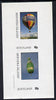 Bernera 1982 Balloons #3 (Advertising Perrier Water & Estate Agents) imperf set of 2 values (40p & 60p) unmounted mint