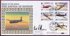 Jersey 1990 Benham silk cover saluting the Battle of Britain, bearing the Jersey 50th Anniversary set of 5 with special Anniversary cancel, carried in a Lancaster of the Memorial Flight and signed by Canadian Ace Bill Randall