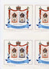 Gibraltar 1977 Silver Jubilee complete uncut sheet containing 6 m/sheets with cyl nos 1A thru 1F, folded along roulettes unmounted mint, rare thus