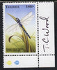 Tanzania 2000 (?) Eastern Blue Darner 140s corner single signed by Thomas C Wood the designer unmounted mint