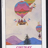 Grunay 1982 Balloons imperf deluxe sheet (£2 value) unmounted mint
