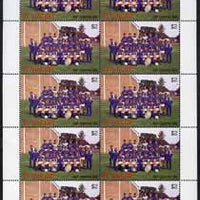 St Vincent 1987 English Football teams $2 Everton complete perf sheet of 10 unmounted mint SG 1090
