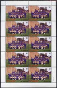 St Vincent 1987 English Football teams $2 Everton complete perf sheet of 10 unmounted mint SG 1090