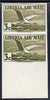 Liberia 1938 Tern 3c olive-green imperf pair unmounted mint, SG 567a