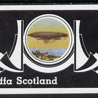 Staffa 1982 Airships #2 imperf souvenir sheet (£1 value) unmounted mint