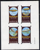 Eynhallow 1982 Airships imperf set of 4 values (10p to 75p) unmounted mint