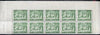 Lebanon 1961 Cedar Tree 0p50 unmounted mint block of 10 with misplaced perfs passing through upper stamps